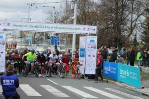 start koloběžek na Pardubickém vinařském půlmaratony 2023