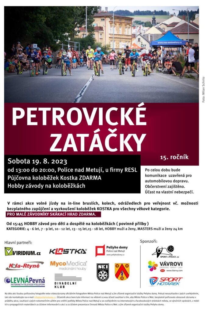 plakát Petrovické zatáčky 2023